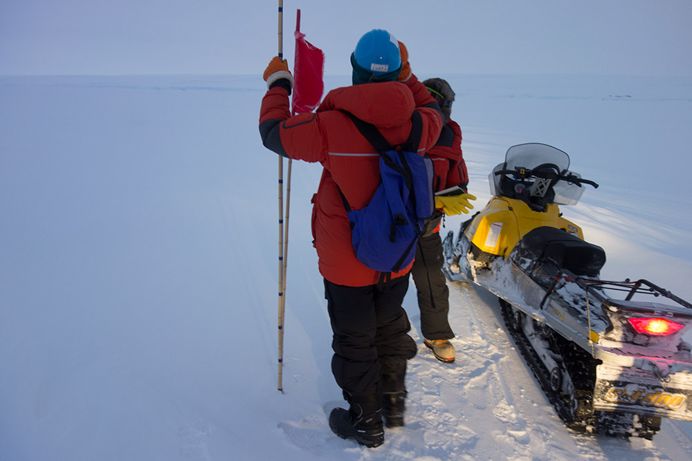 |ƂɊڂt̂Őϐ𑪂܂B